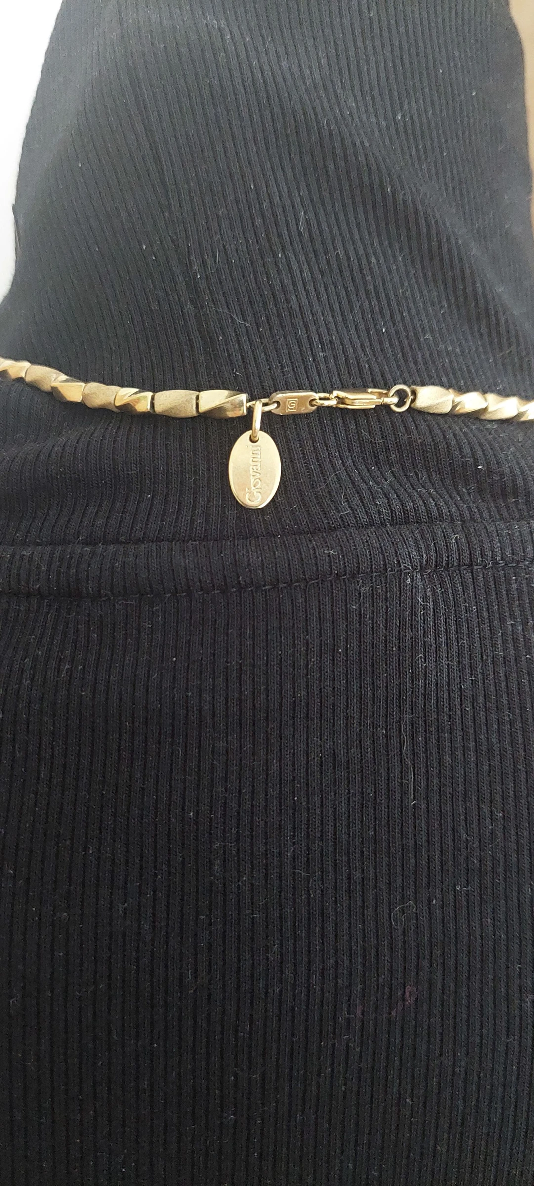 Conjunto Vintage Giovanni Dorado – Collar y Pulsera de Eslabones Retorcidos ✨ – photo 8